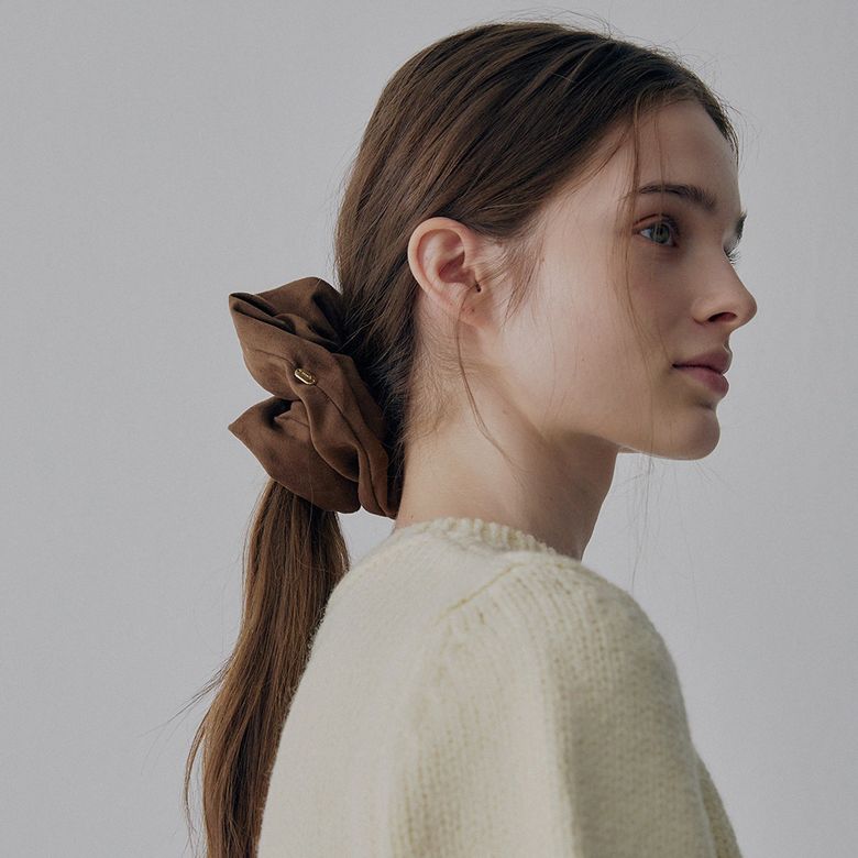 Suede scrunchie_3color