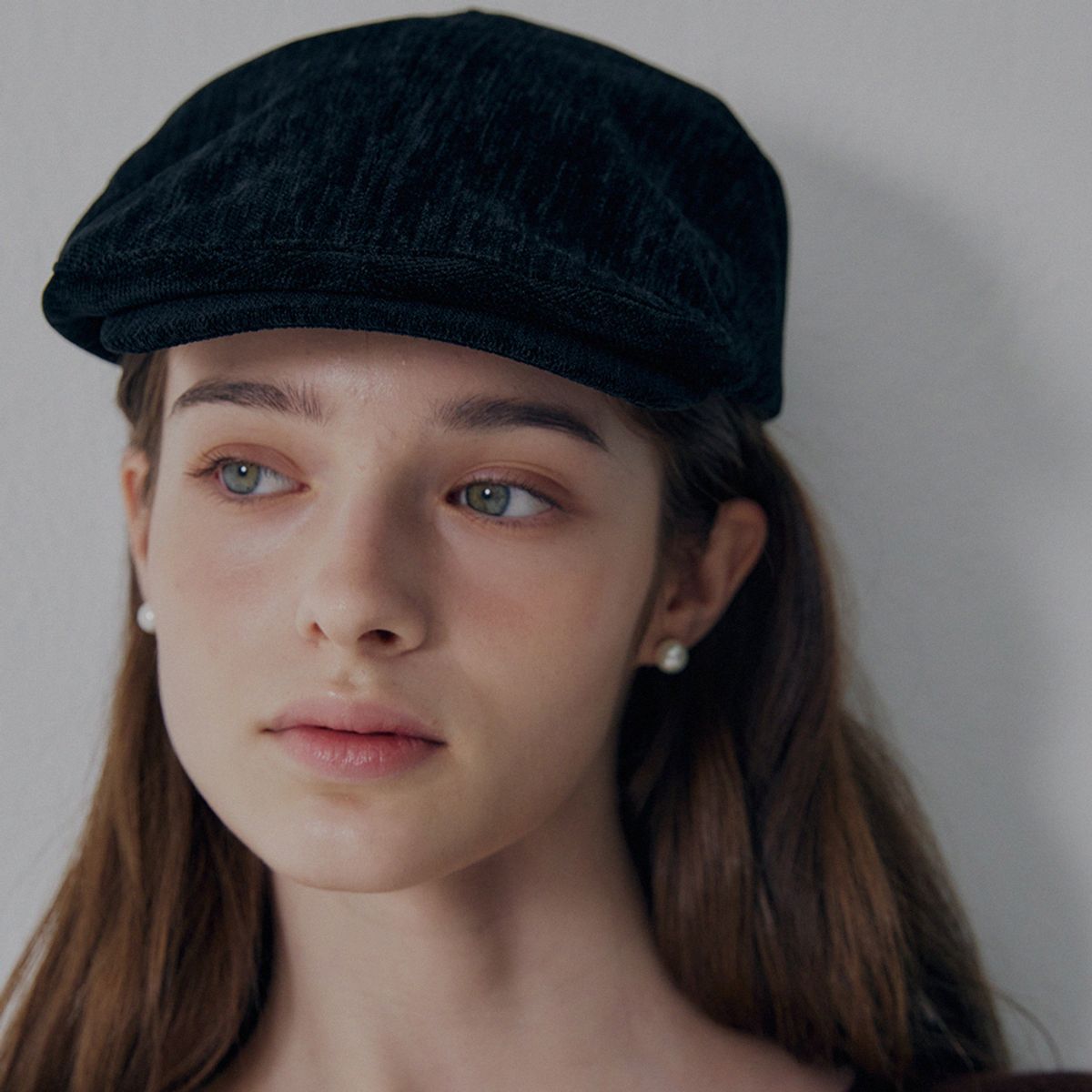 메르헨(MERCHEN) Velvet hunting cap_2color