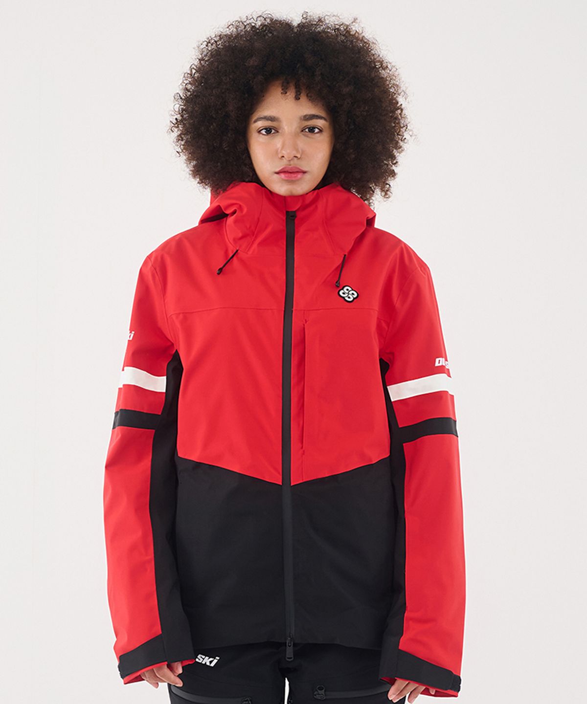 돌아우터웨어(DOLL OUTERWEAR) 2425 티포 스키 자켓 RED 남녀공용