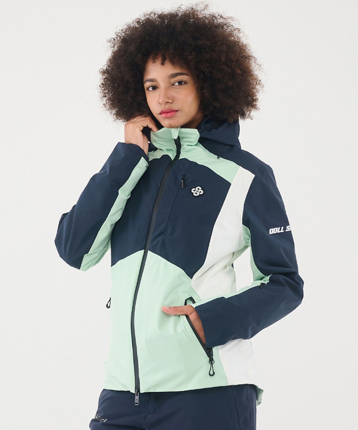 돌아우터웨어(DOLL OUTERWEAR) 2425 타파 스키 자켓 MINT 여성용