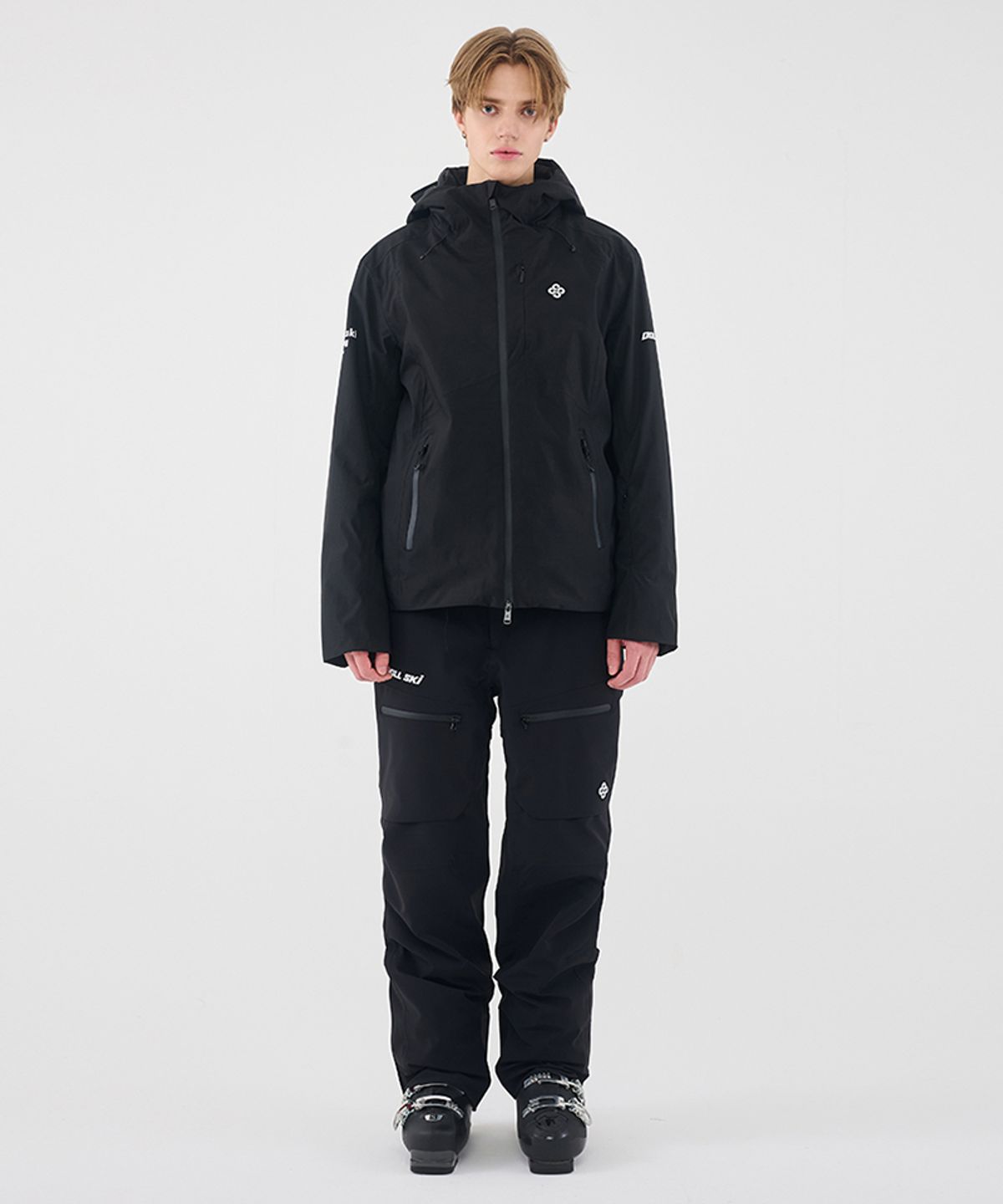 돌아우터웨어(DOLL OUTERWEAR) 2425 타파 스키 자켓&팬츠 세트 BLACK 남성용