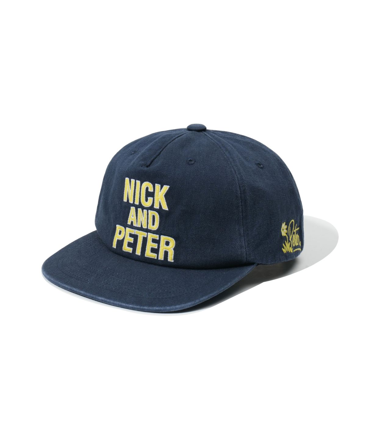 마이네임이즈피터(MYNAMEISPETER) [PETER X NICKGEAR] 5PANEL NICK & PETER CAP - NAVY
