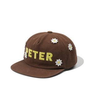 [PETER X NICKGEAR] 5PANEL PETER CAP - BROWN