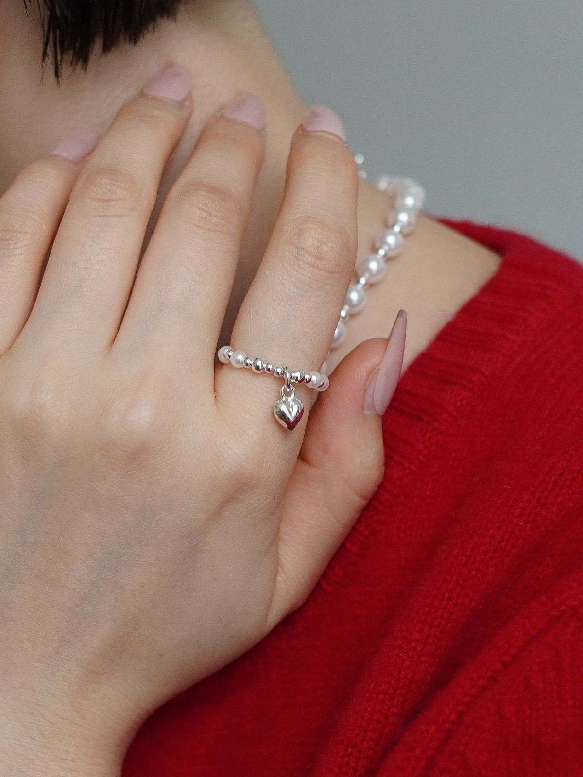 제마드(GEMADE) Pure pearl ring #R005