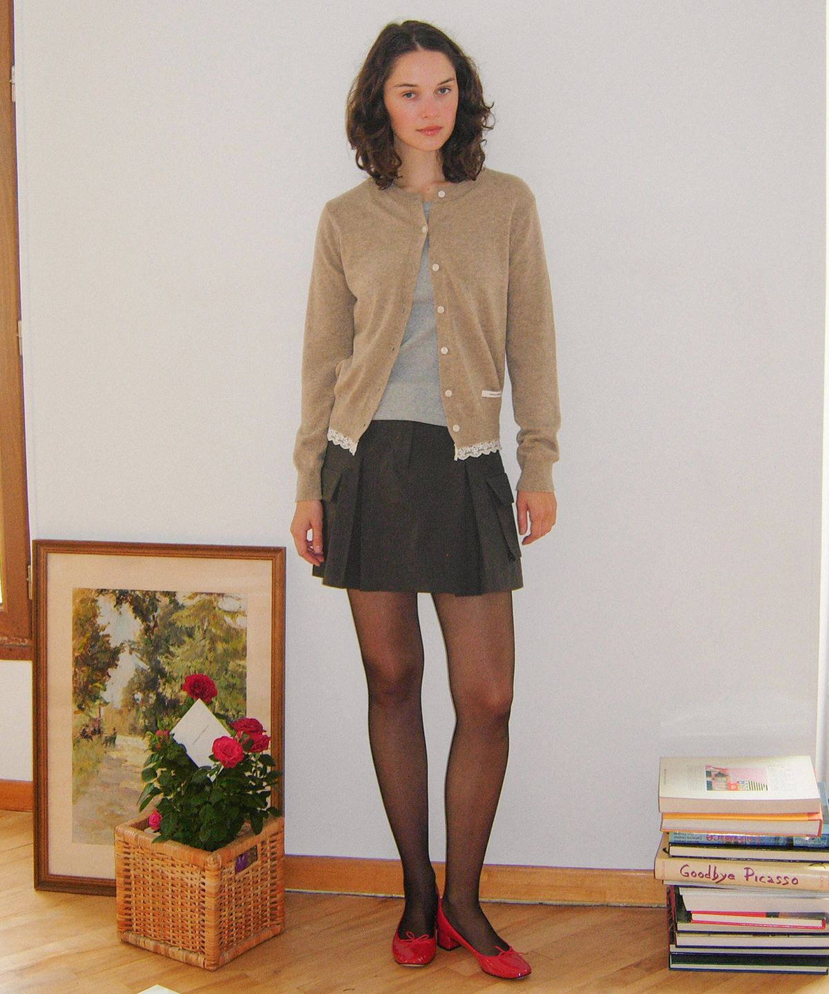 하케쉬(HACKESCH) Pocket Skirt_Charcoal