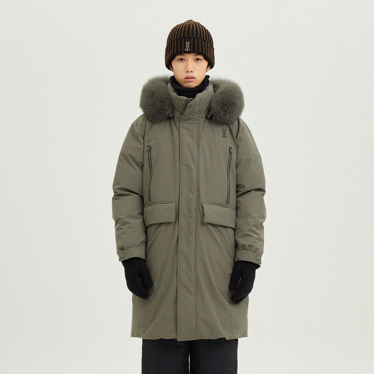 디오디(DOD) 데카히트 구스 롱다운 자켓(DARK BEIGE)