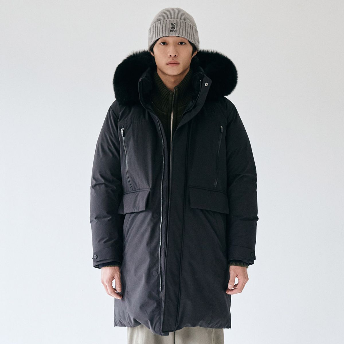 디오디(DOD) 데카히트 구스 롱다운 자켓(BLACK)