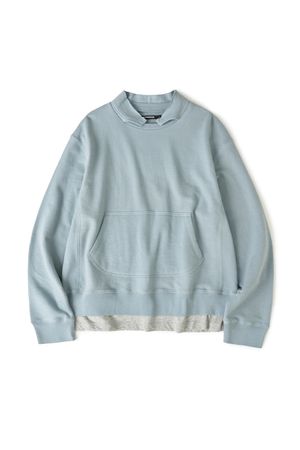 Overlay Sweatshirt Blue Grey
