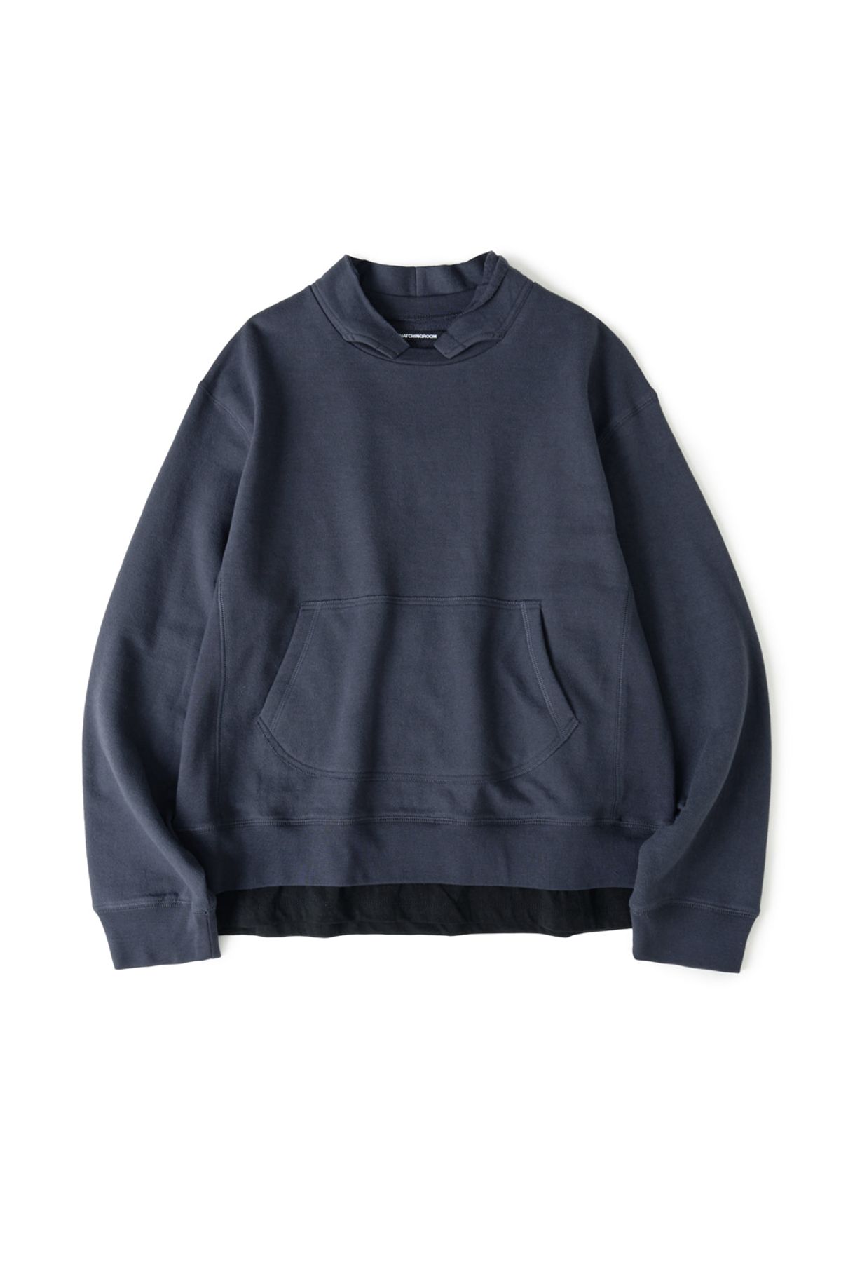 해칭룸(HATCHINGROOM) Overlay Sweatshirt Dark Navy