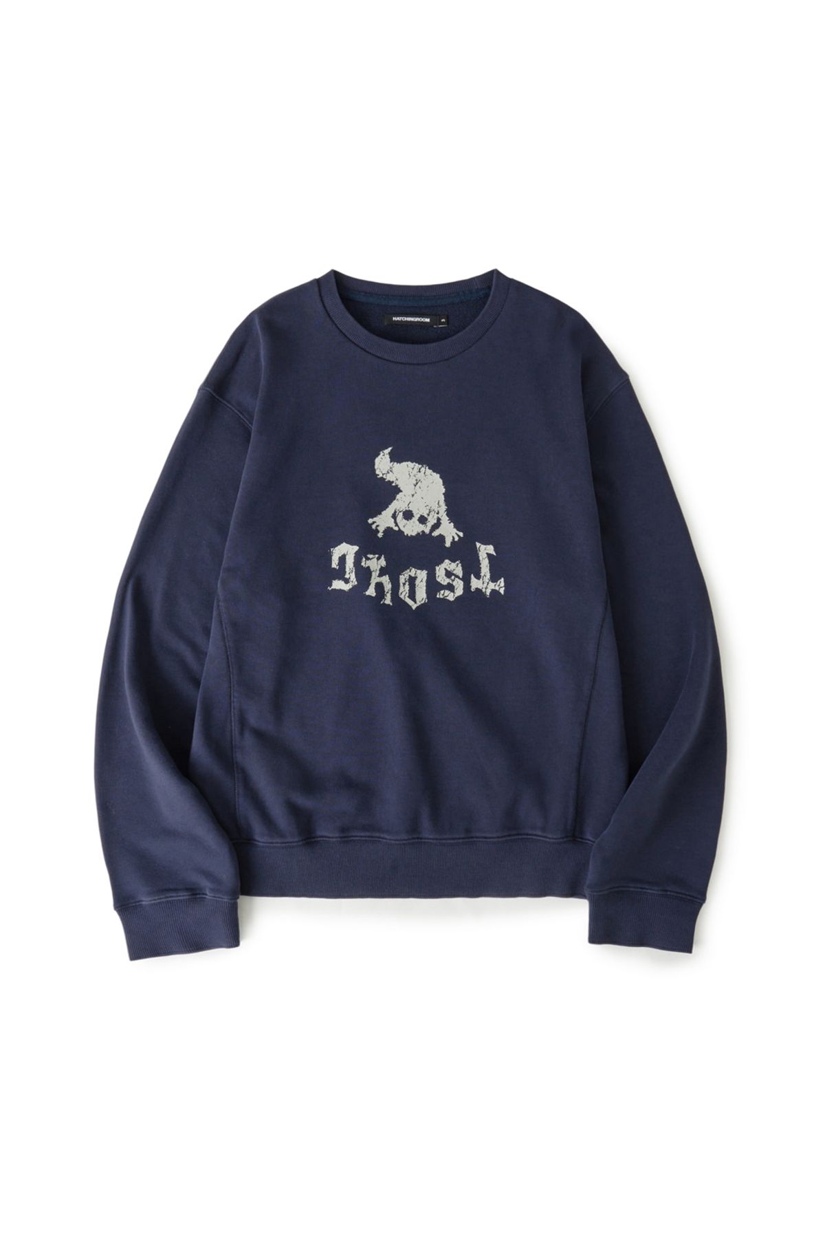 해칭룸(HATCHINGROOM) Ghost Sweatshirt Blue