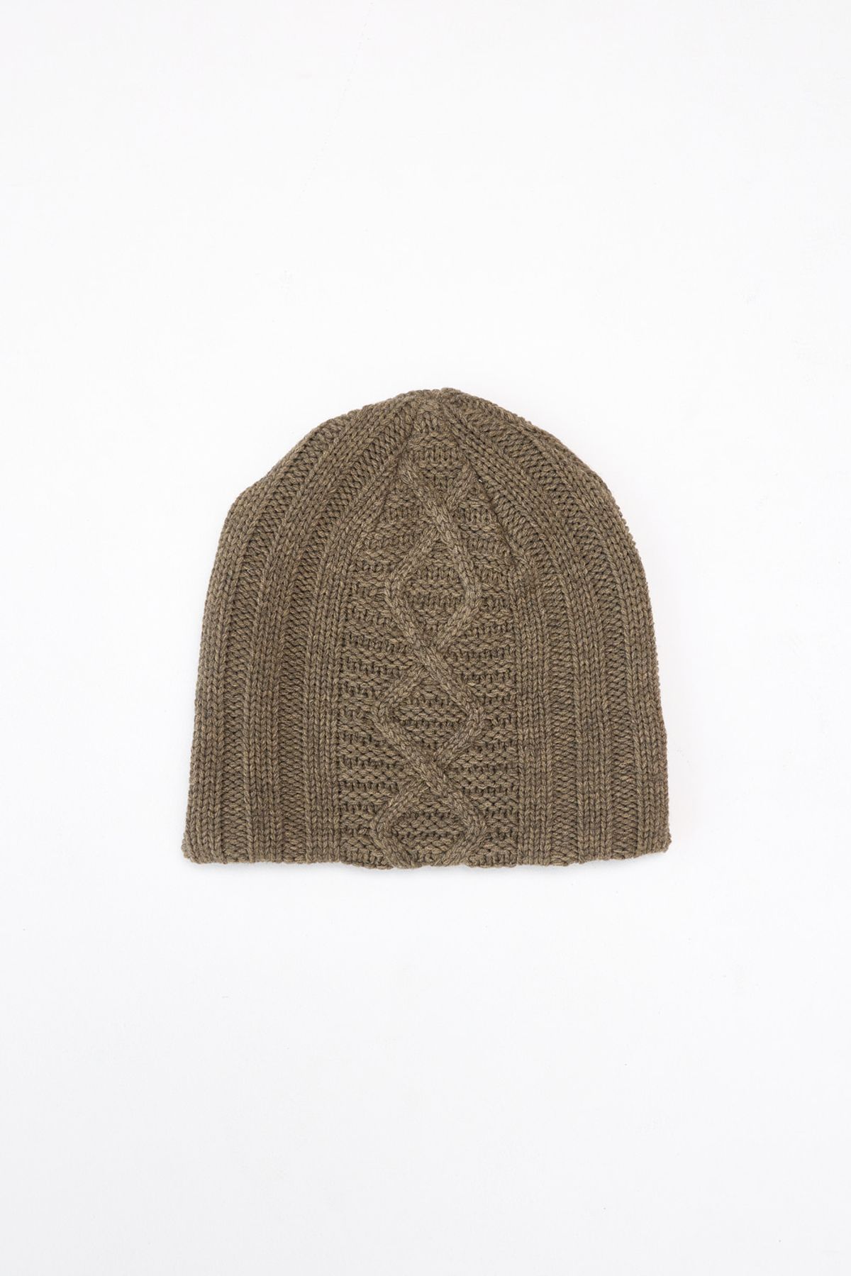 해칭룸(HATCHINGROOM) Jacquard Big Beanie Khaki