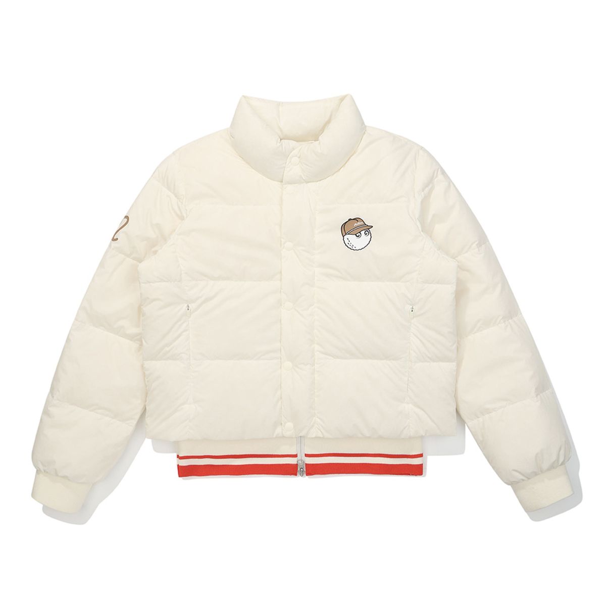 말본 골프(MALBON GOLF) 여성 니트라이너 소프트 스윙자켓 IVORY (WOMAN)