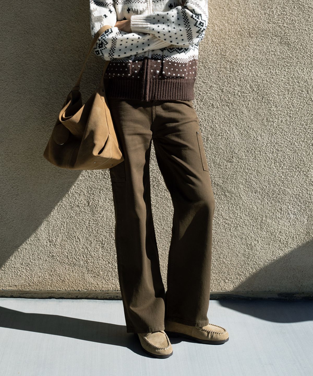 폴뉴아(FOLNUA) DIA CARPENTER PANTS (KHAKI)