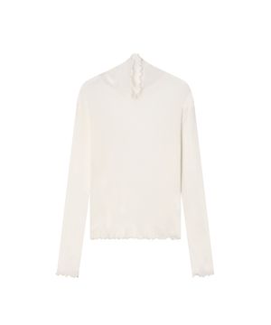 Prim turtleneck t-shirt _ Ivory