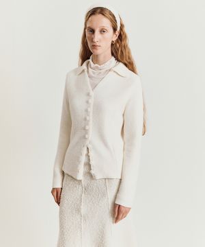 Prim wool cardigan knitwear _ Ivory