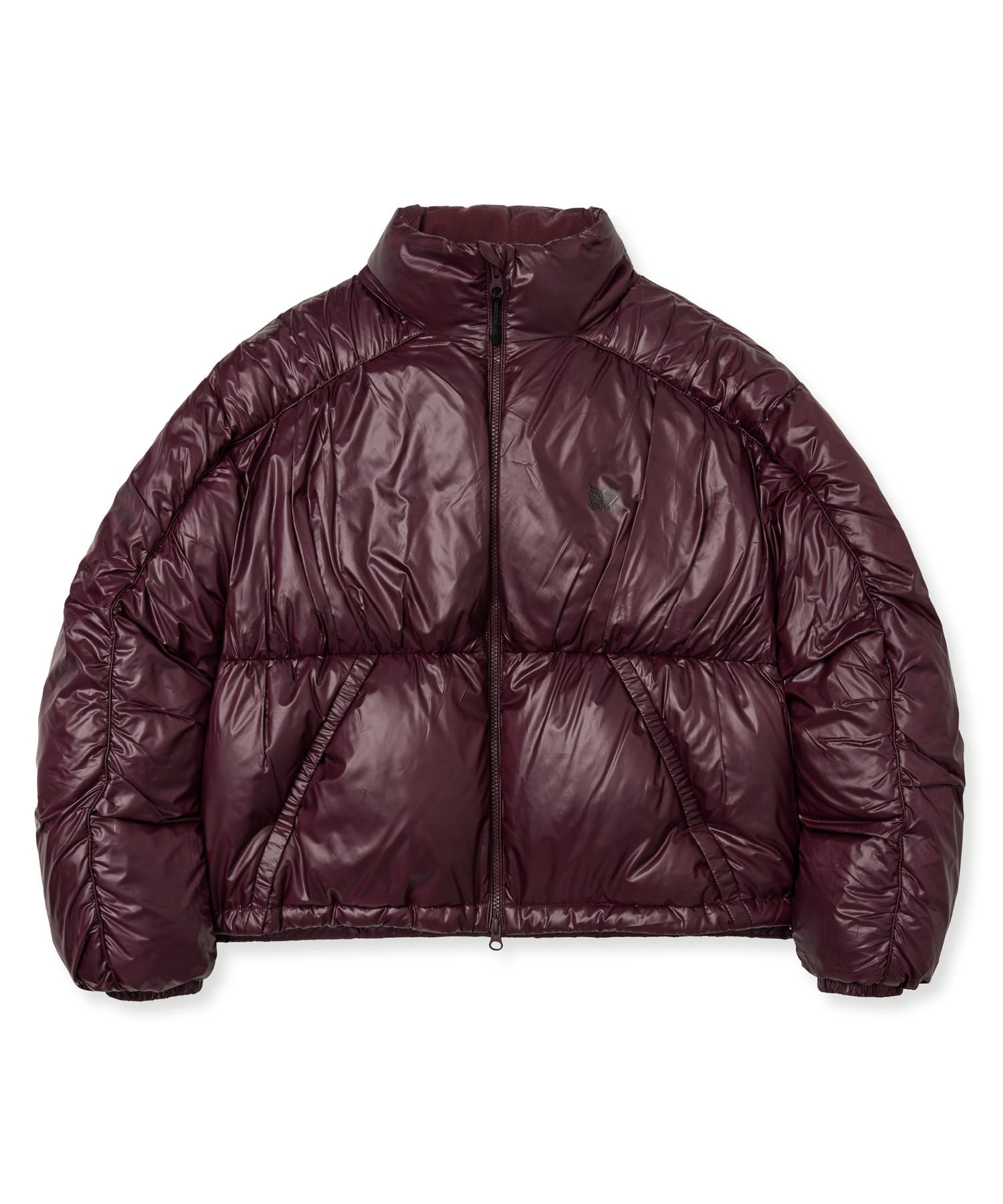 MUSINSA公式 | BROWNBREATH W SHIRRING CROP DOWN JACKET - BURGUNDY