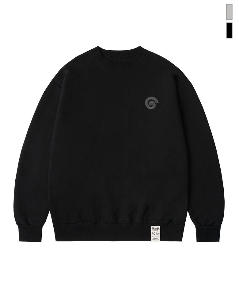 [UNISEX]G SYMBOL 자수 맨투맨_2color