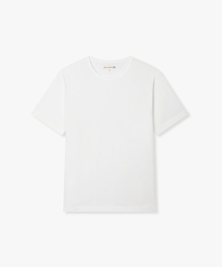 [MERZ B. SCHWANEN] 크루넥 티셔츠_화이트 4715312101