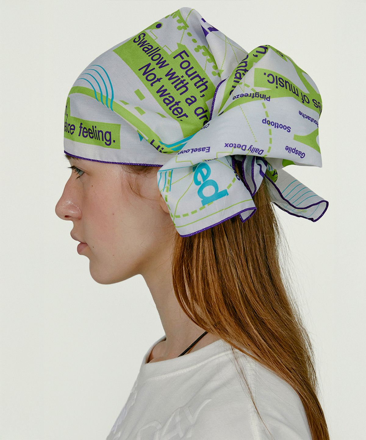 테켓(TEKET) Password Bandana White