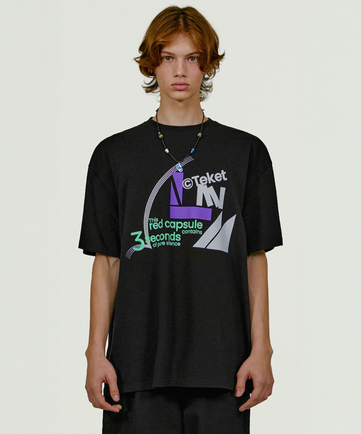테켓(TEKET) Red Capsule Tee Black