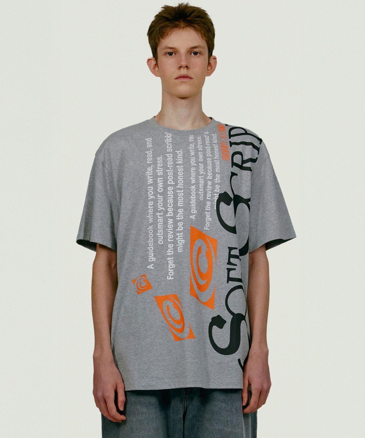 테켓(TEKET) Softscript Tee Melange Gray