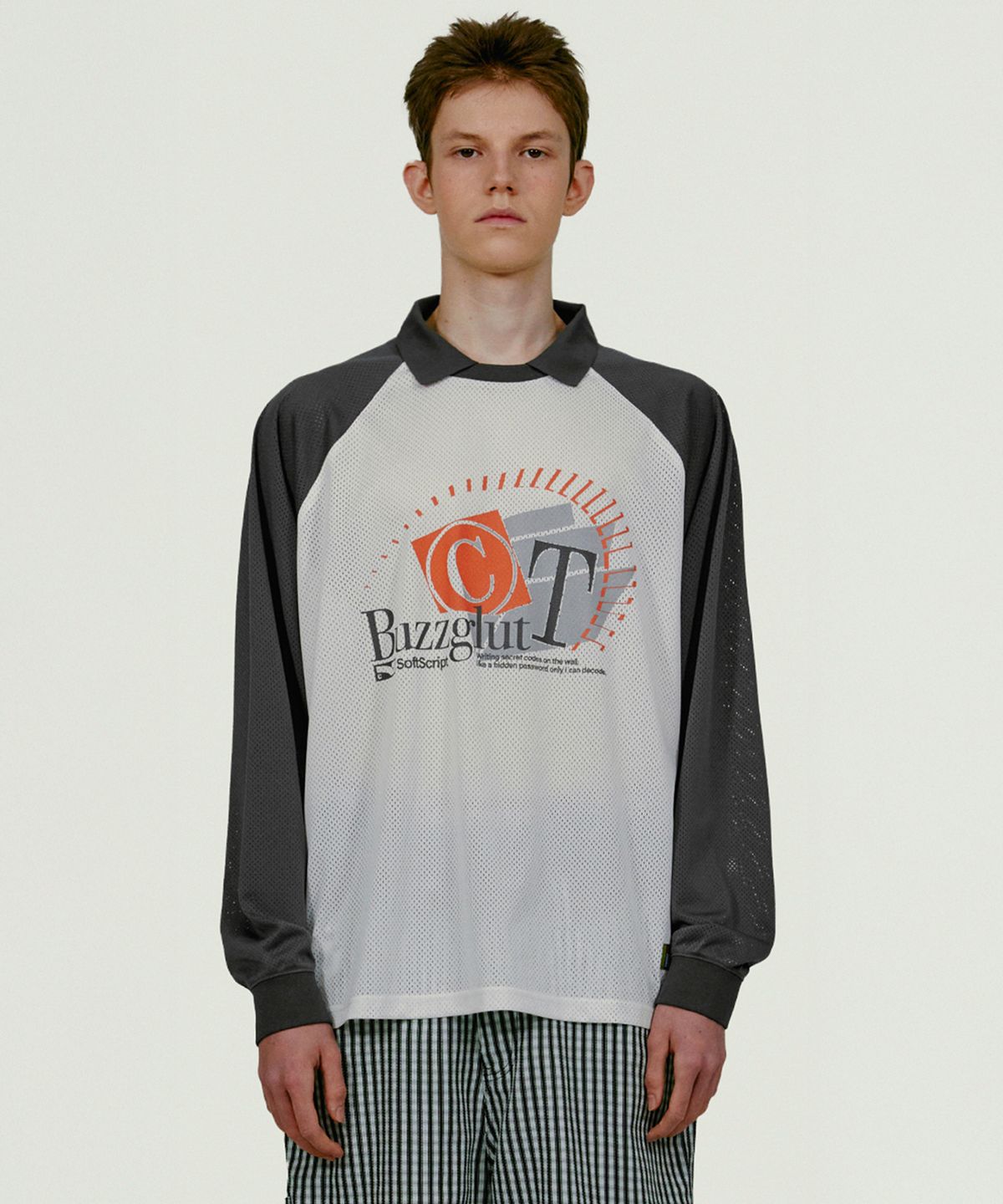 테켓(TEKET) Buzzglut Mesh L/S Tee White
