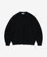 크롭 라운드넥 니트 [블랙]