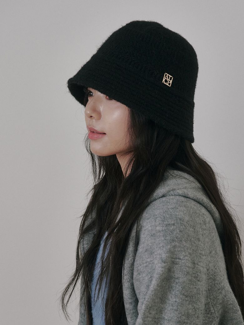 에로우 링 버킷햇 (블랙)
