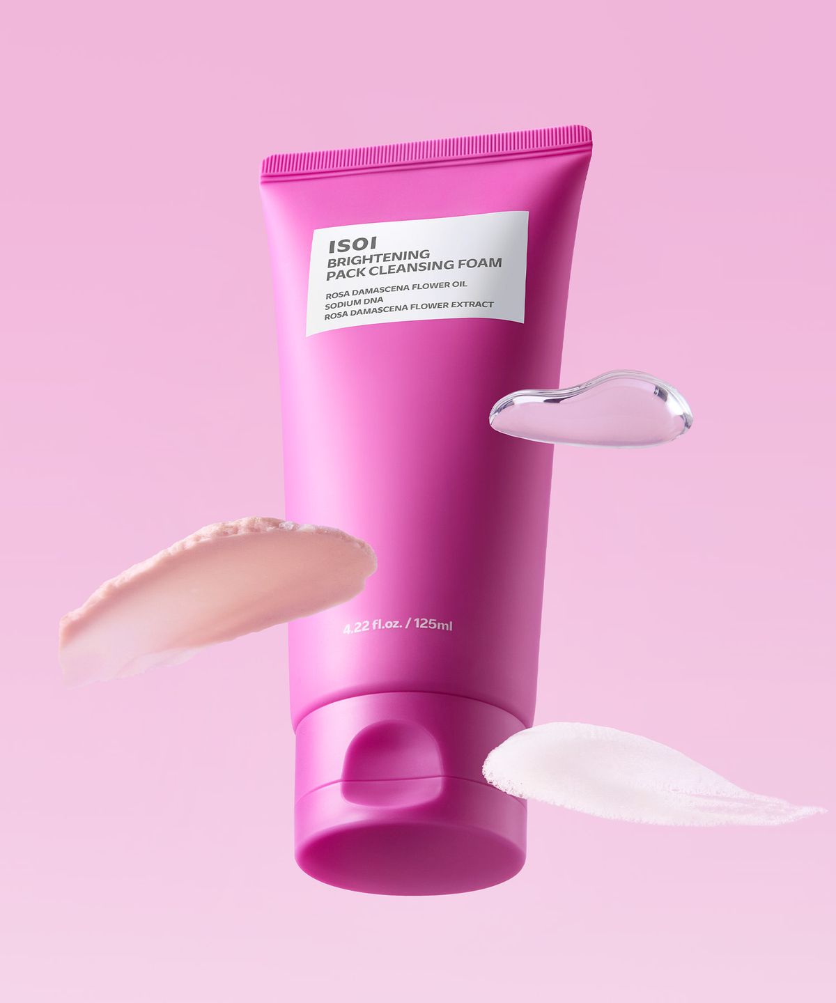 아이소이(ISOI) [로즈PDRN] 브라이트닝 팩 클렌징 폼 125ml