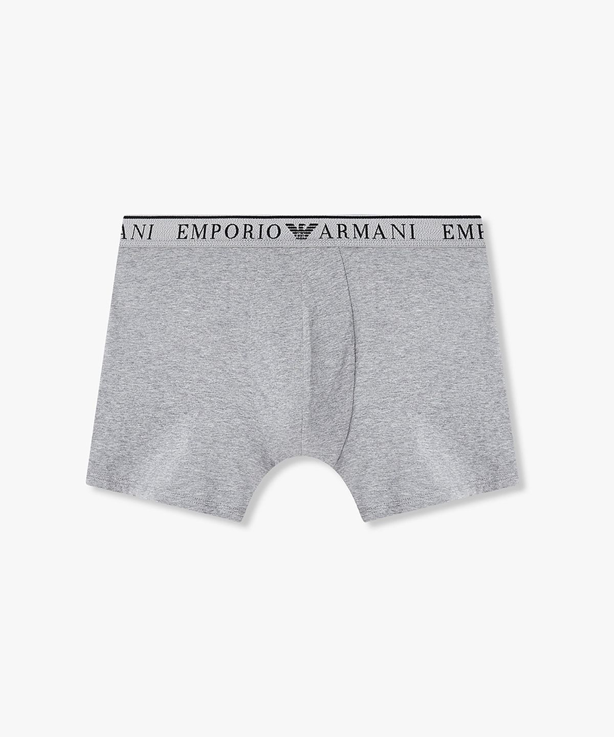 엠포리오 아르마니 언더웨어(EMPORIO ARMANI UNDERWEAR) 남성 로고 밴딩 코튼 드로즈_그레이 0815312078