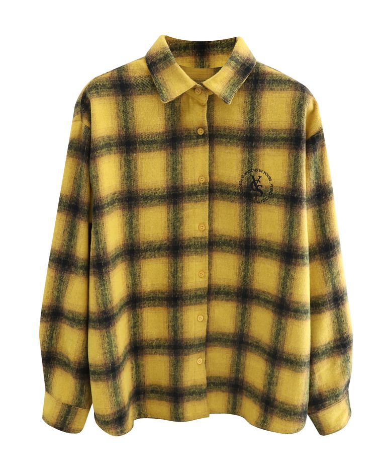 Rosewood Check Shirt MUSTARD