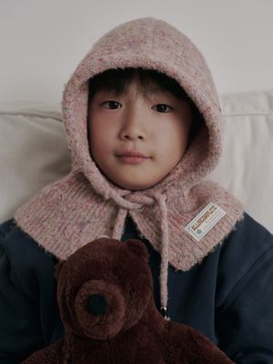 패밀리 스프링클 부클 바라클라바 키즈 (핑크)