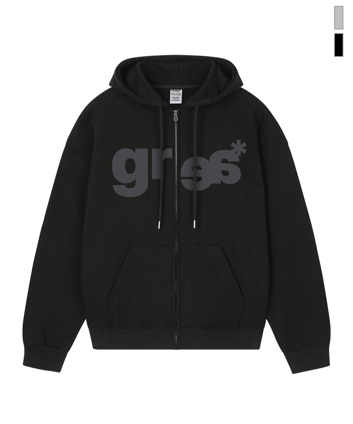그레이버(GRAVER) [UNISEX]GRAE-S WIDE 후드집업_2color