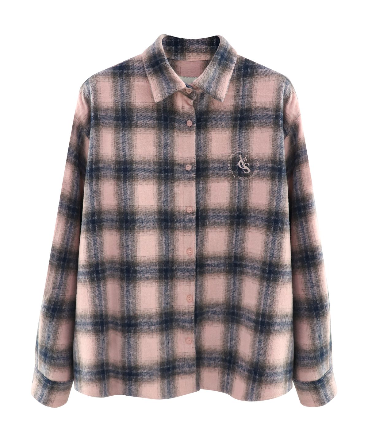 비바셔스(VIVACIOUS) Rosewood Check Shirt PINK