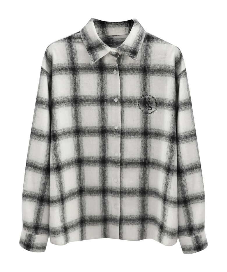 Rosewood Check Shirt WHITE