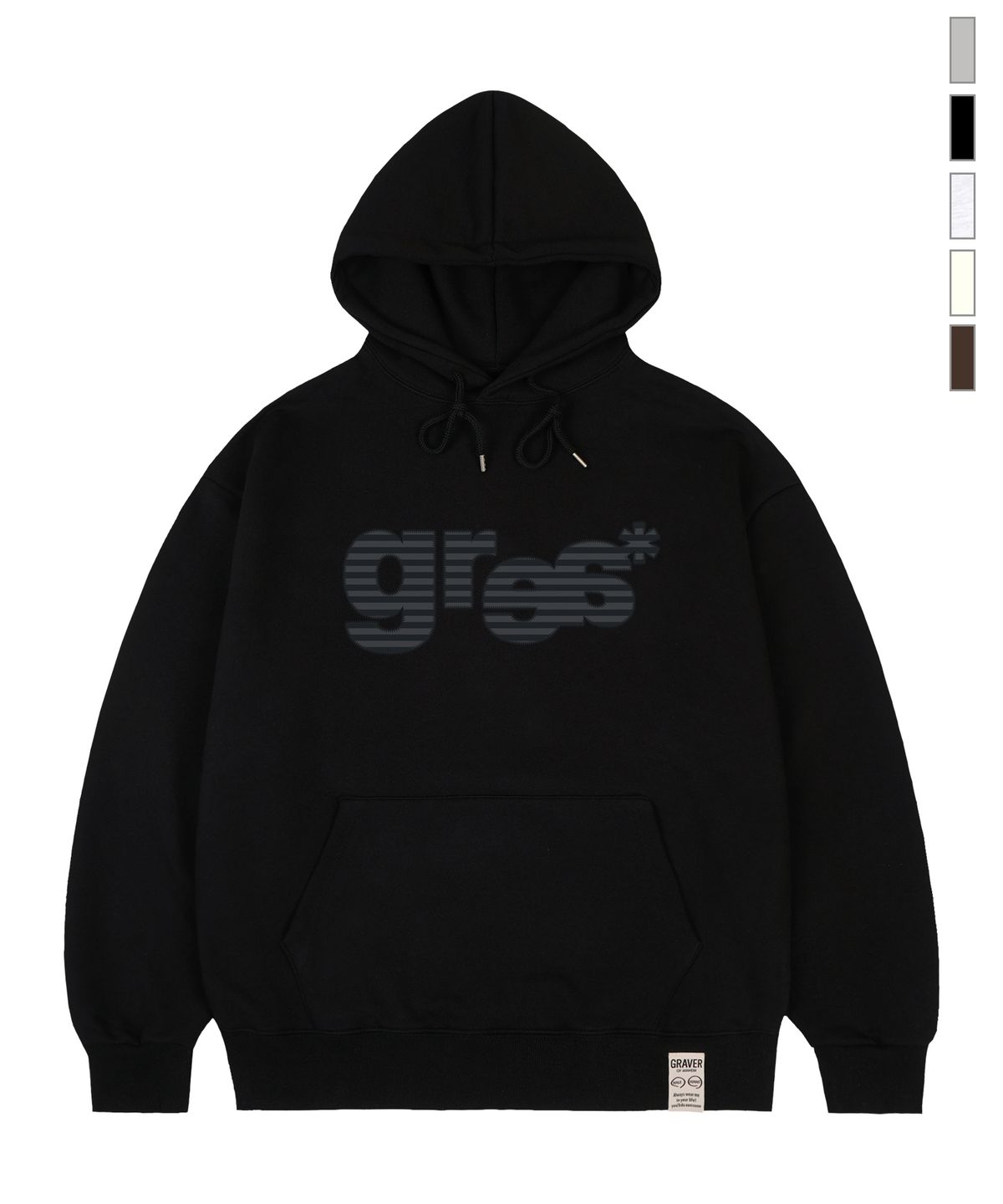 그레이버(GRAVER) [UNISEX]GRAE-S 스트라이프 후드티_5color