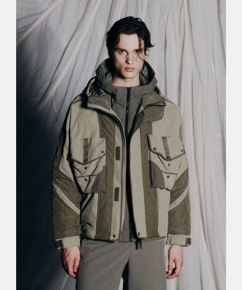 [DESCENTE X EASTLOGUE] 퀄팅 자켓 샌드 베이지 SQ321HJK94