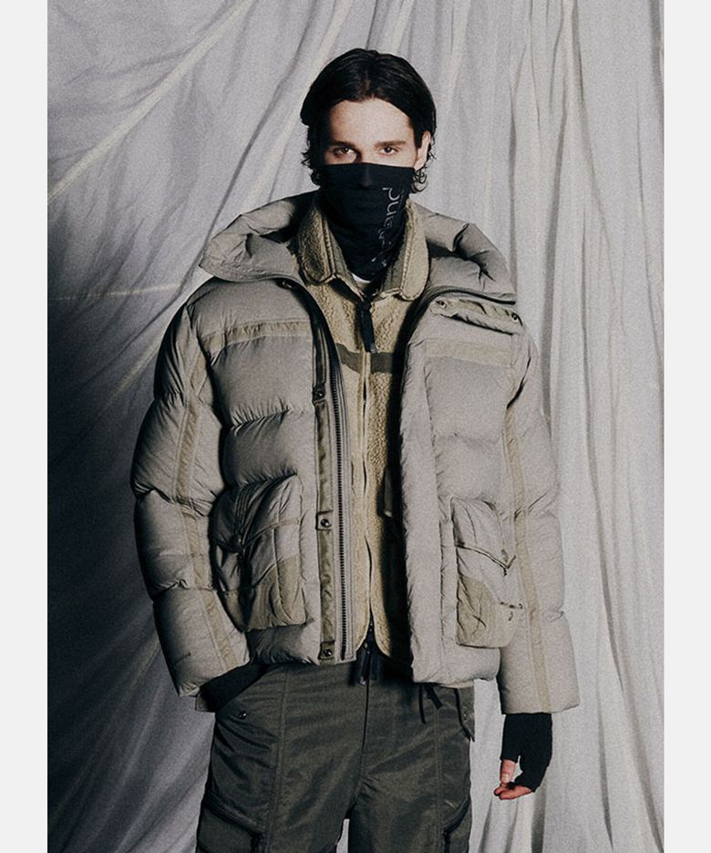 [DESCENTE X EASTLOGUE] 헤비 다운 자켓 샌드 베이지 SQ321HDJ91