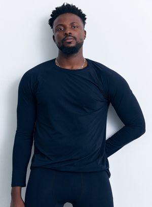 [2 pack] 소프트웜 이너 티셔츠 BK + 소프트웜 이너 타이즈 BK