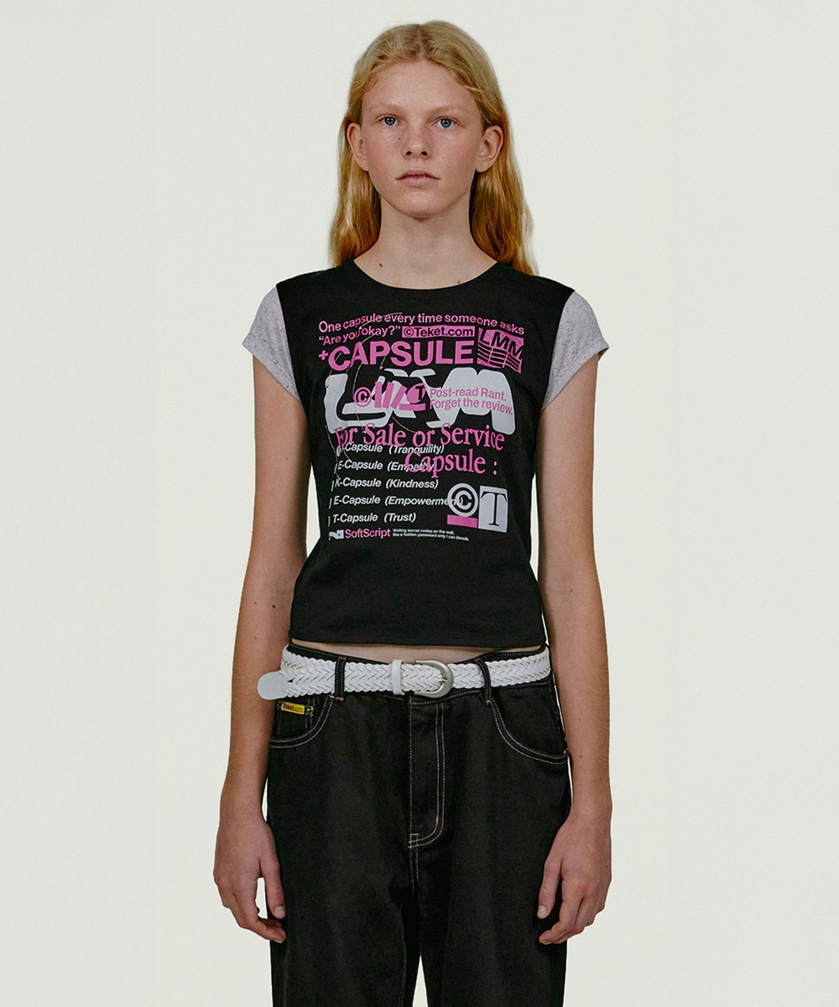 테켓(TEKET) Capsule Women Tee Black