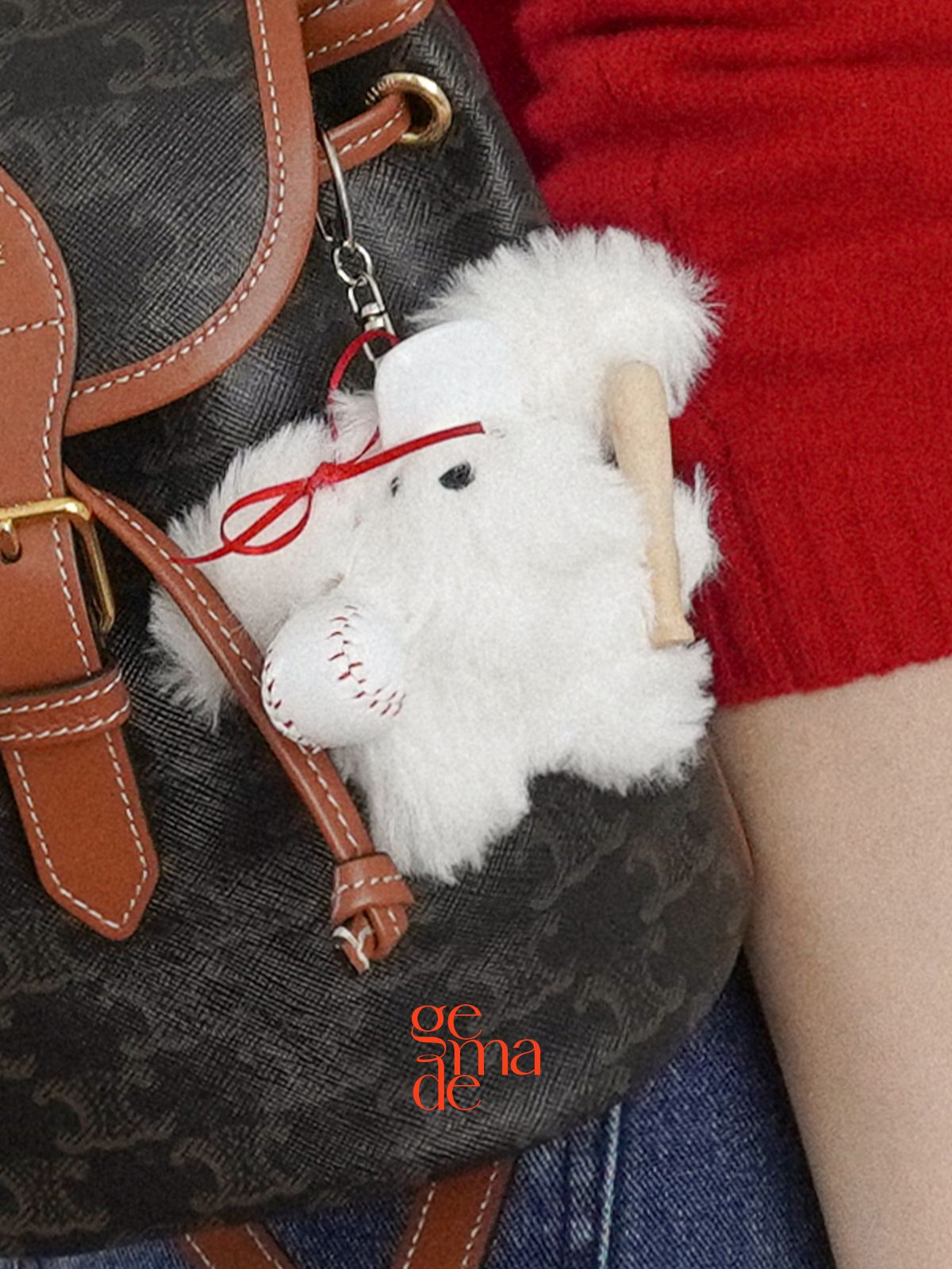 제마드(GEMADE) Baseball little friends keyring #G016