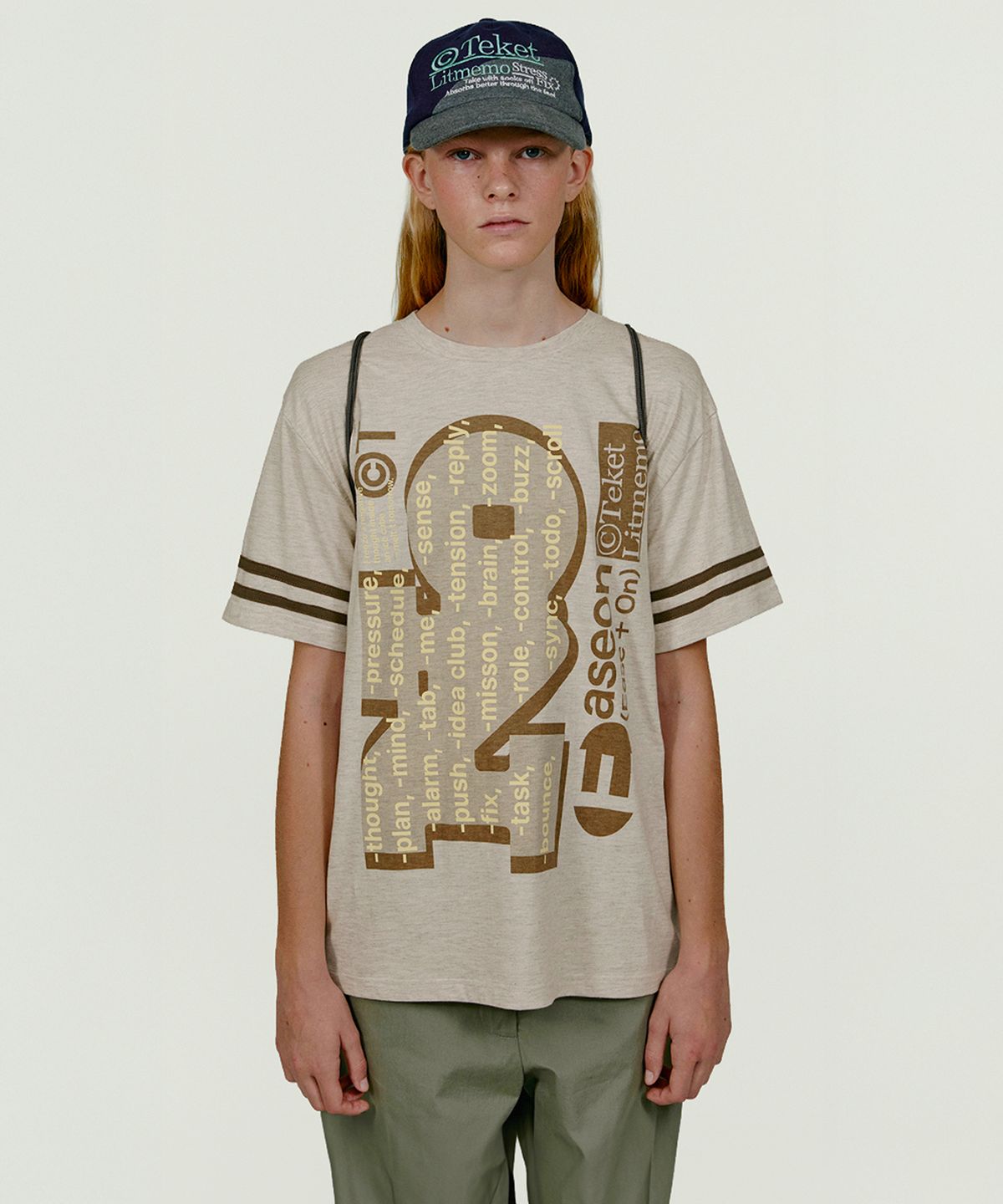 테켓(TEKET) No-Thought Tee Oatmeal