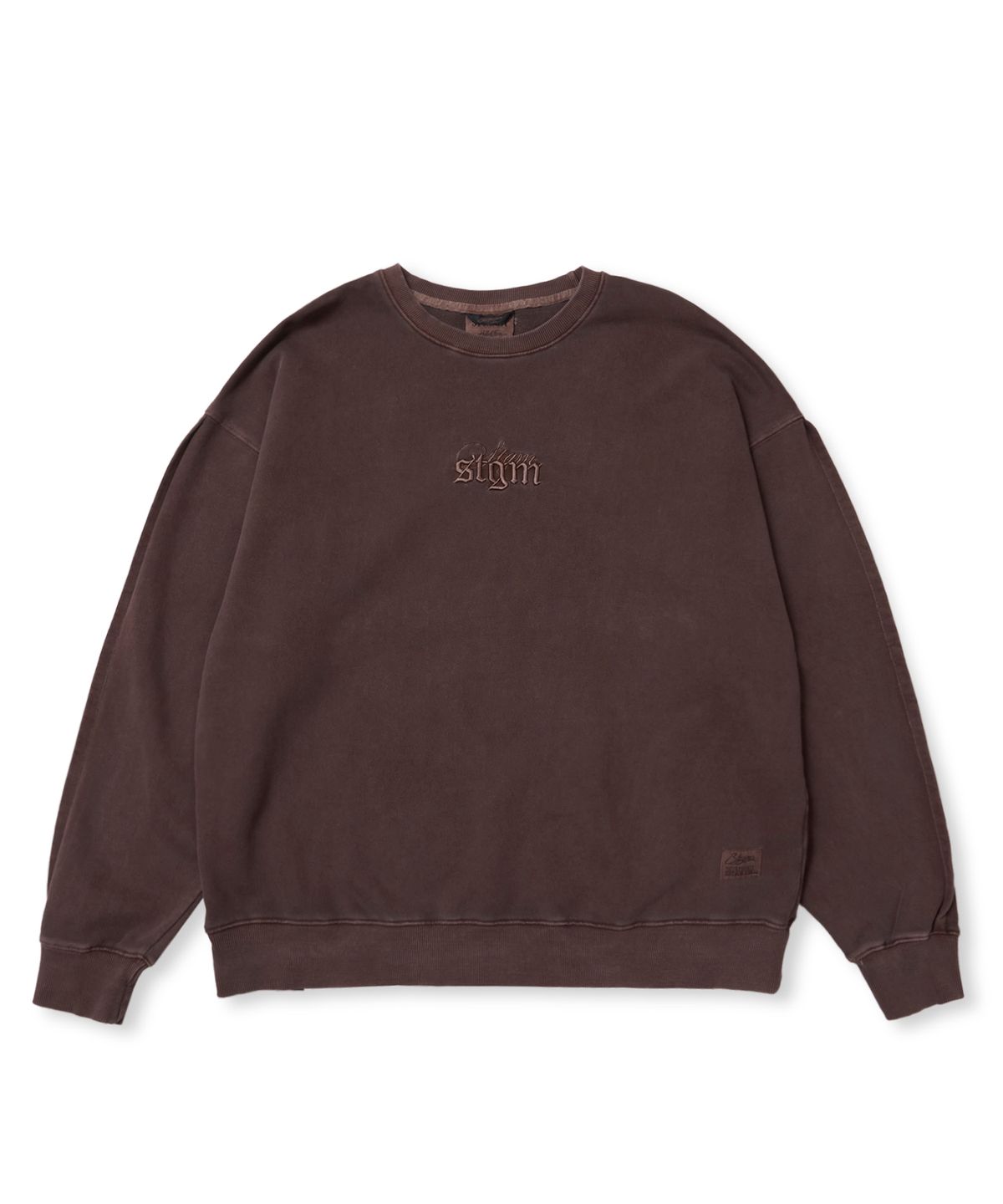 스티그마(STIGMA) PIGMENT ML CREWNECK BROWN