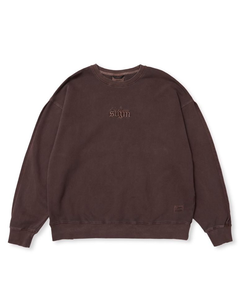 PIGMENT ML CREWNECK BROWN