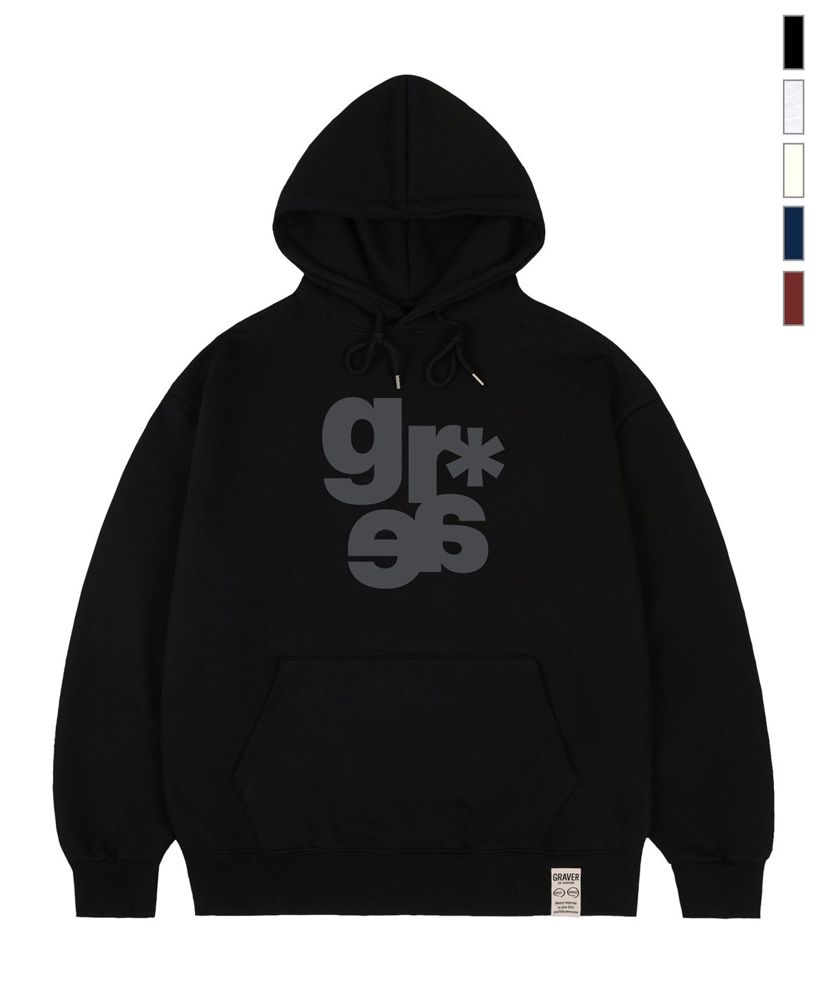그레이버(GRAVER) [UNISEX]GRAE-S 후드티_5color