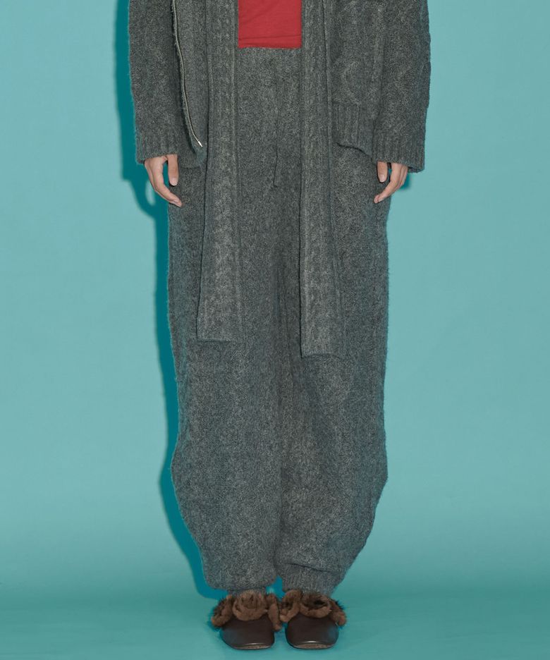 NORDIC BREEZE KNIT PANTS, CHARCOAL
