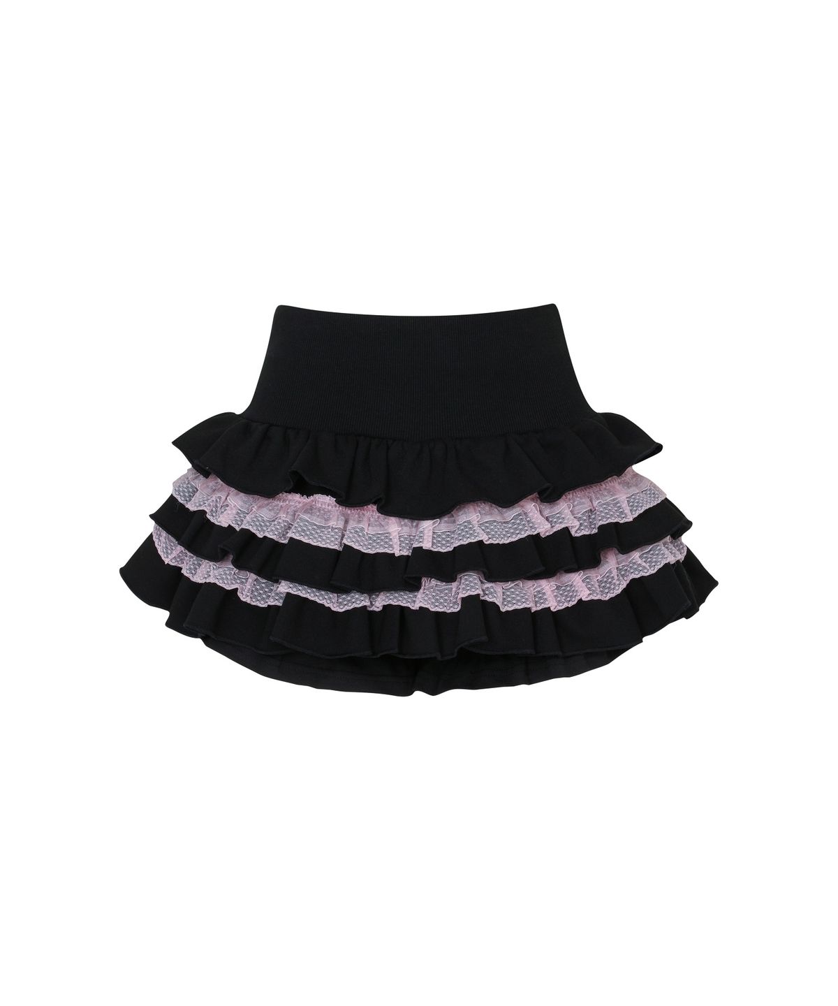멜티베이비핑크(MELTYBABYPINK) Baby Dolly Skirt (black)