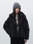 스퀘어 퀼팅 후드 푸퍼 [BLACK] / WBE4L07537