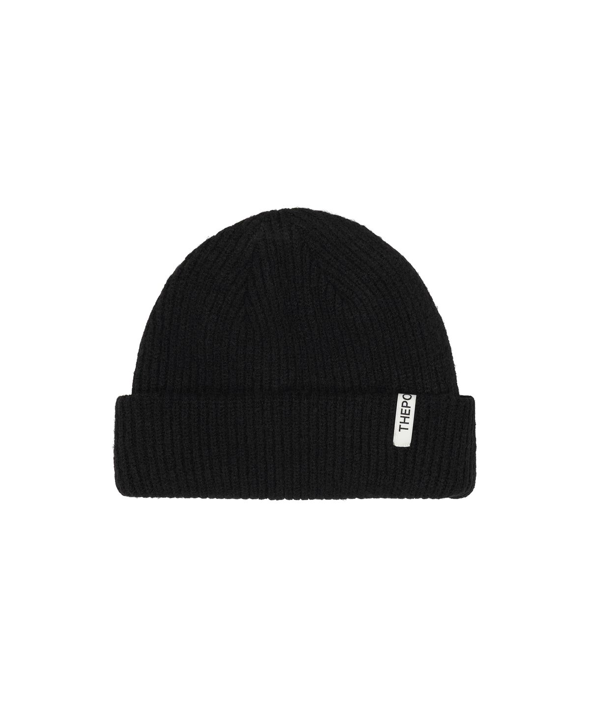 더포르타(THEPORTA) THEPORTA LOGO BEANIE, BLACK