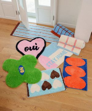 터프팅 자카드 러그 발매트 8종